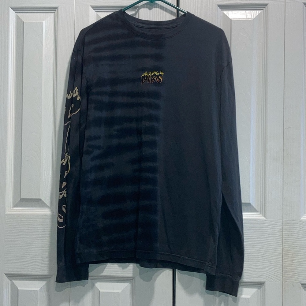 DIBS Clothing Men t-shirt FIRE LONG SLEEVE Shirt  size L